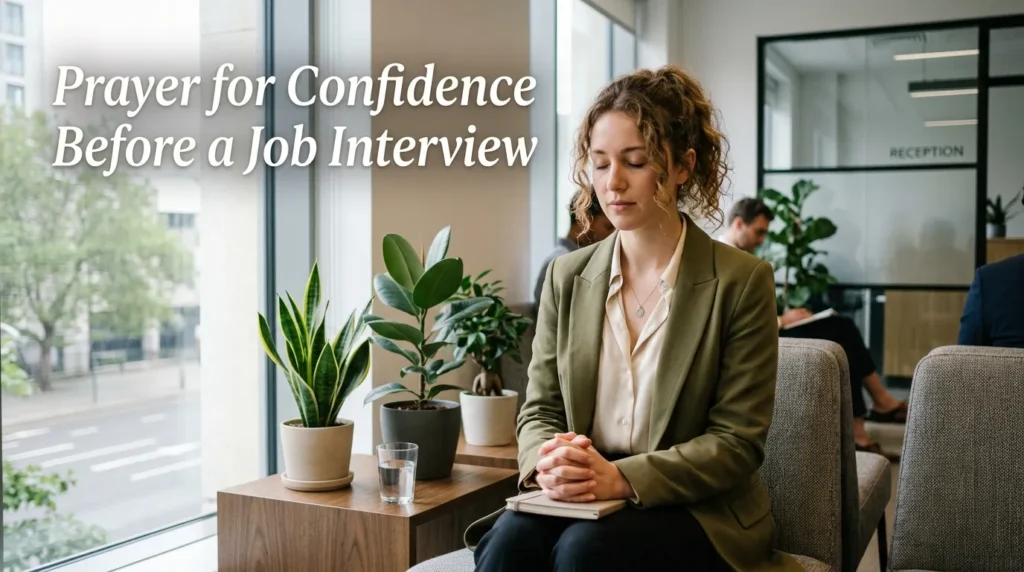 Prayer for Confidence Before a Job Interview