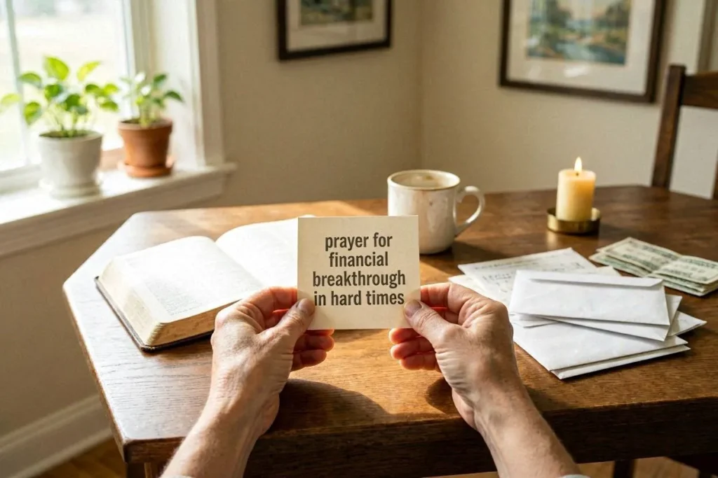 Prayer for Financial Breakthrough in Hard Times