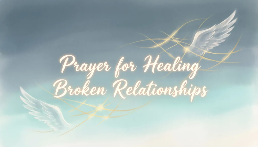 Prayer for Healing Broken Relationships