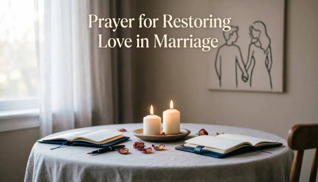 Prayer for Restoring Love in Marriage
