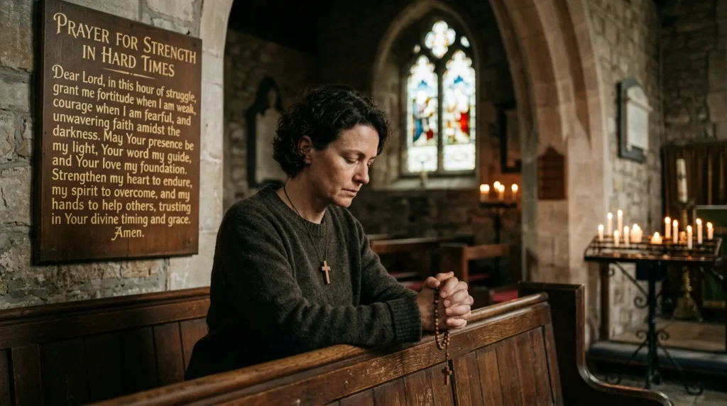 Prayer for Strength in Hard Times