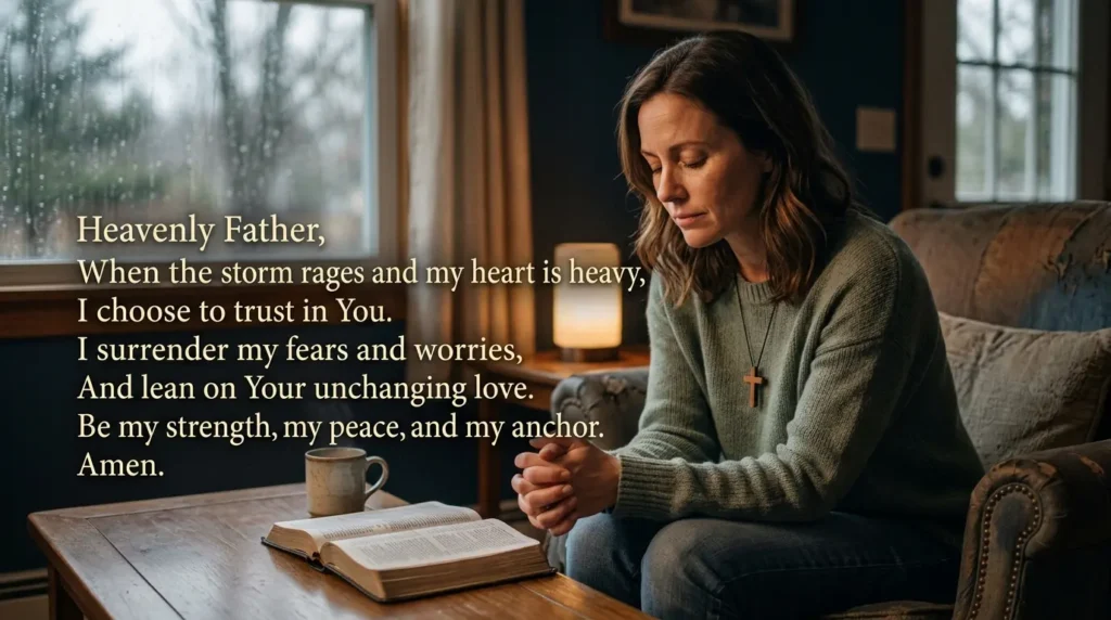 Prayer for Trusting God in Hard Times