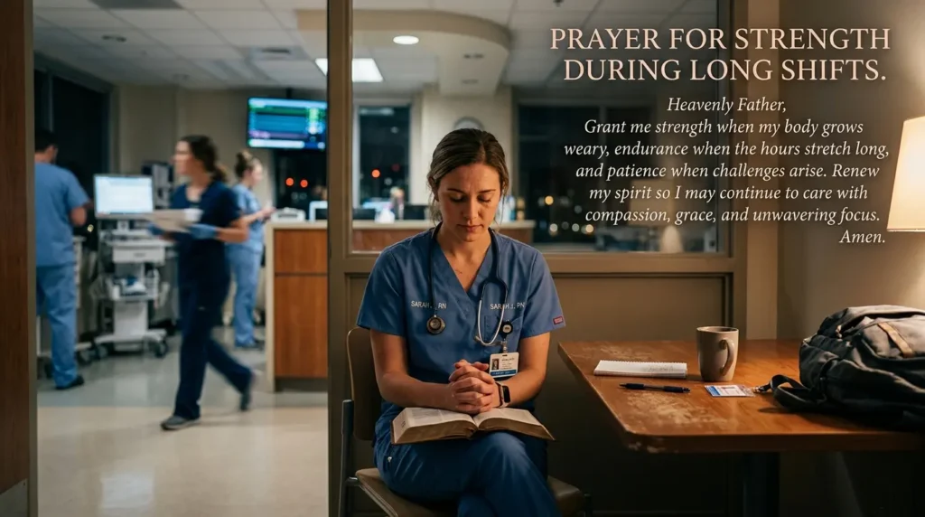 Prayer for Strength During Long Shifts
