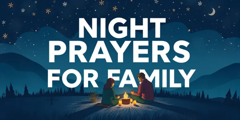 Night Prayers for Family
