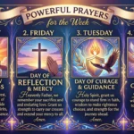 Powerful Prayers for Sunday, Friday, Tuesday, Wednesday