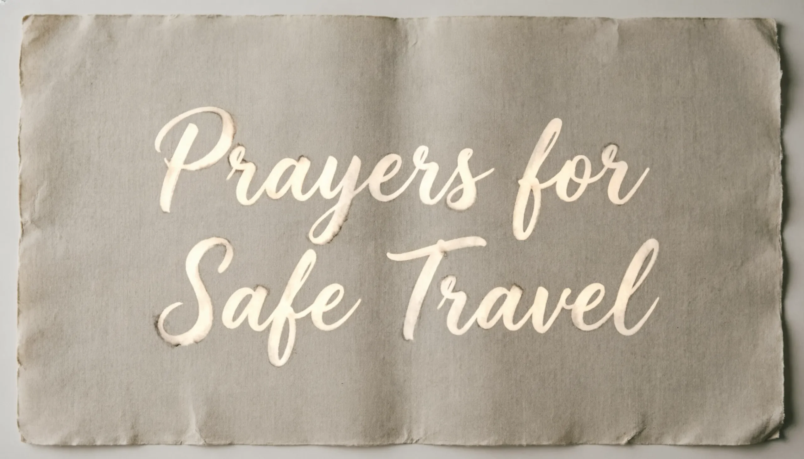 Prayers for Safe Travel