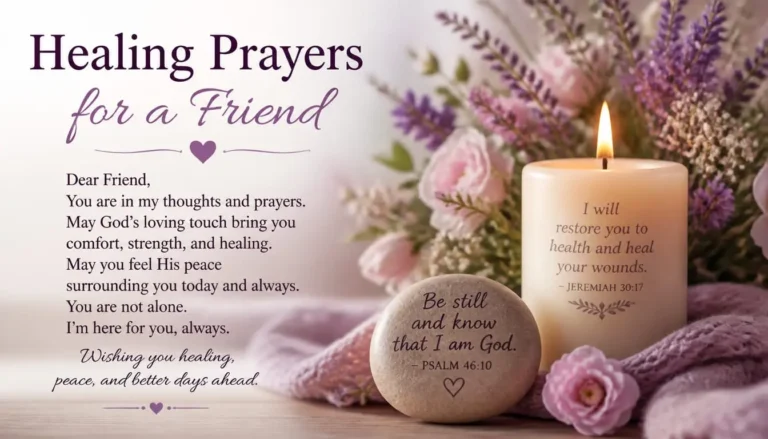 Healing Prayers for a Friend