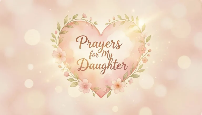 Prayers for My Daughter